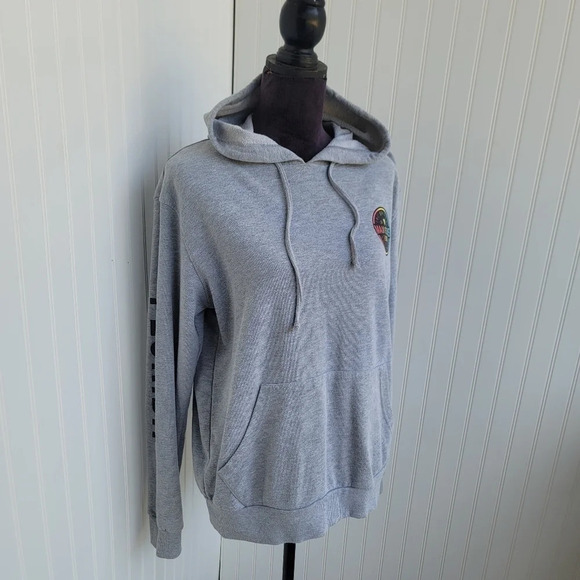 Maui and Sons Florida Surf Company Women's Gray Pullover Hoodie Sweatshirt S - Picture 2 of 9